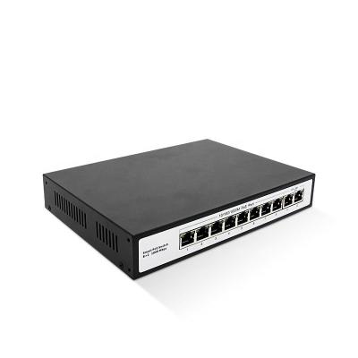 China Smart Port 8 Gigabit POE Switch Price Adaptive Ethernet Standard POE 10/100/1000Mbps 15.4W 48V IEEE802.3AF for sale