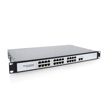 China High Quality Port POE Switch 24 Gigabit + Port 2Port Network POE Switch 24 Price for sale