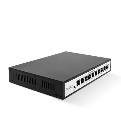 China POE Factory Price Ethernet Optical Switch OEM 10/100Mbps Flip Outdoor POE Switch 8 Port for sale