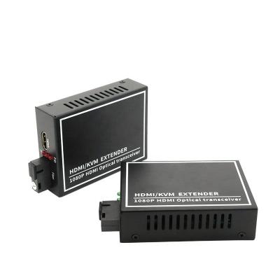 China Streets Video High Quality Fiber City KVM 1550NM HD USB 1920*1080 20KM Optical Transceiver for sale