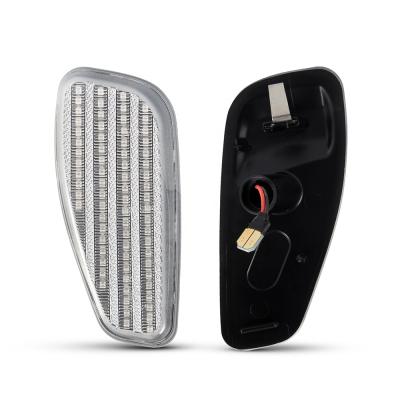 China High Quality ABS 2pcs LED Front Bumper DRL Amber Side Marker Light Fender Parking Lamp For Jeep Renegade 2015-2017 for sale