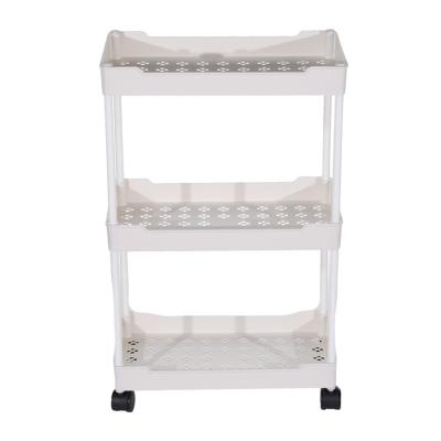 China Home.Hotel.Bathroom. living room kitchen storage plastic china wholesale rolling serving rack. for sale