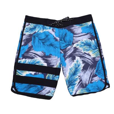 China Breathable Customized High Quality  Board Shorts Spandex / Polyester Fabric Mens Swim Trunks   printing  Beach Shorts for sale