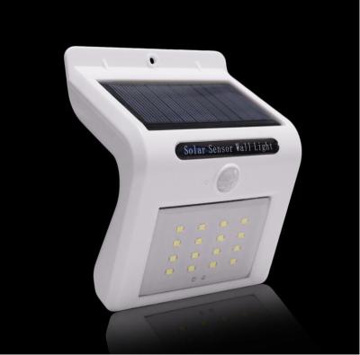 China 16 LEDS Wireless Solar Motion Sensor Light 18650 Battery High Efficiency Panel for sale