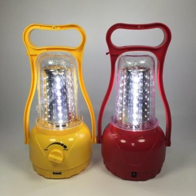 China Bright Yellow Small Solar LED Lantern / Solar Powered Camping Lights for sale