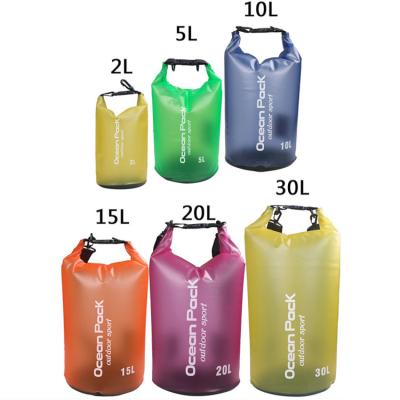 China Correa de hombro ajustable de la mochila al agua impermeable del bolso seco del amarillo en venta