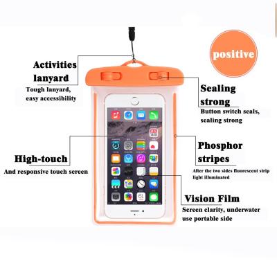 China Shockproof Underwater Smartphone Case Fashion Design TPU Material for sale