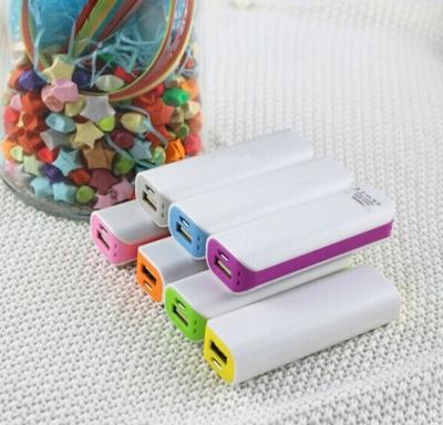 China Business Personalised Promotional Products , Plastic Power Bank 1800mah for sale