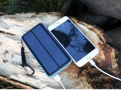 China CE 20000mAh Portable Solar USB Charging Battery Pack Compatible With IPhone Samsung for sale