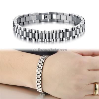 China FASHIONABLE 316L Stainless Steel Bracelet Jewelry Watch Band Bracelet Adjustable Clasp for sale