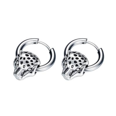 China 2020 fashion high quality lead free nickel and lead free jewelry special earring hook, tiger head pendant earring new for sale