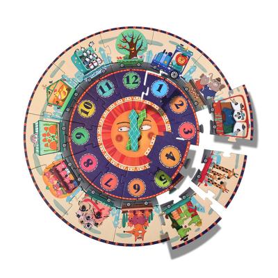 China Various Designs 2022 1000 Piece Jigsaw Puzzle Clock Model 3D Custom Cheap Printed Adult Puzzle for sale