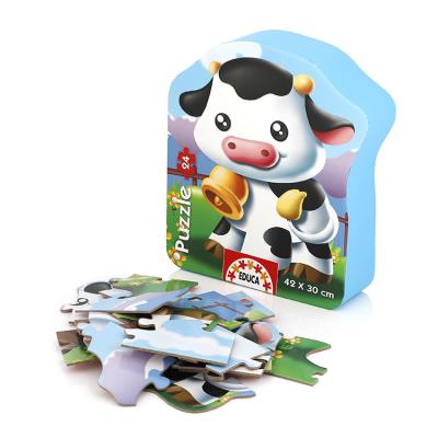 China 100% factory direct cardboard children's toy paper puzzles boys and girls jigsaw puzzles eco-friendly lovely for sale