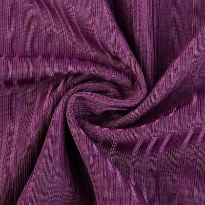 China Thin Stretch 200gsm Polyester Spandex Bottom Shirts Ribbed Fabric Tank Top Garment Fabric For Dress Sweater for sale