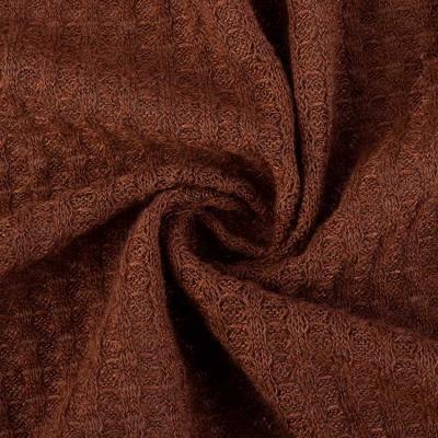 China Shrink-resistant 68%polyester 29%rayon 3%Spandex brushed waffle solid stretch knits fabric for sweater bottom shirt for sale