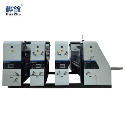 China Automatic Food Roll To Roll Rotary Die Cutter Slotter Printer Machine For Corrugated Cardboard Box Making for sale