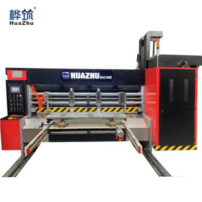 China Food discount carton packaging slotter die cutter printer machine for pizza fruit carton box making for sale