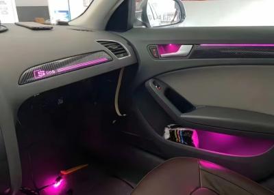 Chine Lumières ambiantes en fibre de carbone RVB ou en bois de frêne (modèle de conception) pour Audi A4 (2009-2016) à vendre