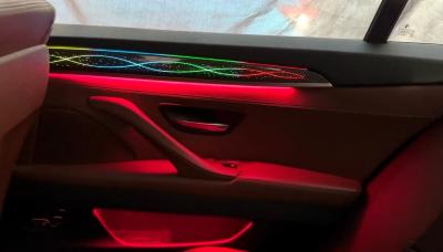 Chine Lumières ambiantes LED Star streamer motif symphonie arc-en-ciel dynamique (modèle en fibre de carbone) pour BMW Série 5 ((2011-2017) à vendre