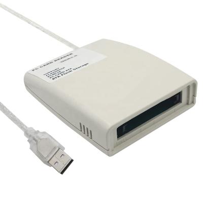 China Plug and Play USB2.0 PCMCIA Plastic Card Reader Without Switch for sale