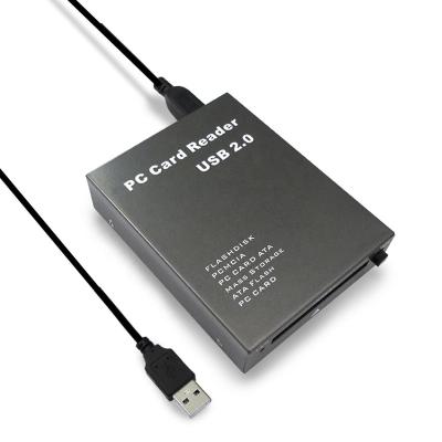 China Metal USB2.0 Metal-PCMCIA Card Reader, Read FLASH /DISK/ATA Card for sale