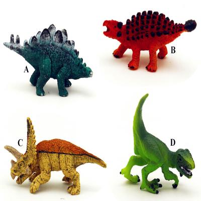 China 3 Years Old-9 Simulation Animal Set Jurassic World Toy Solid Ankylosaurus Brachiosaurus Tyrannosaurus Decoration Stegosaurus Dinosaur Model for sale