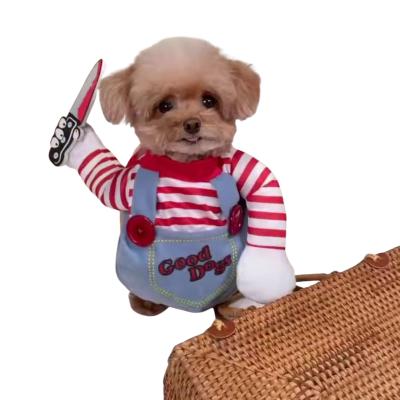 China Halloween Pet Stocked Clothes, Suitable for Small and Medium Dogs Funny Dog Clothes, Cat Clothes Pet Costume for sale