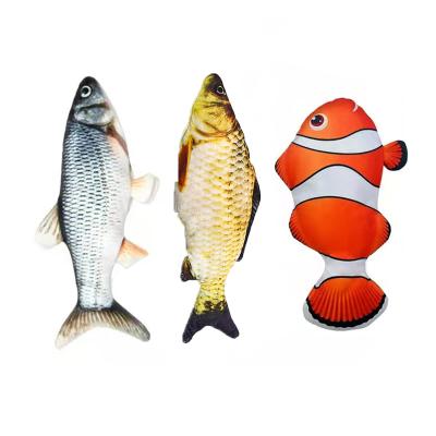 China Usb Cat Toys Electric Interactive Fish Simulation Fish Catnip Sustainable Electric Movable Dancing Toy for sale