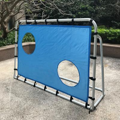 China Steel Soccer Traning Target Shot Rebound Soccer Training Goal With PVC Soccer Ball for sale