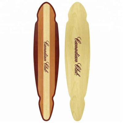 China Canadian Maple 42 Inch Canadian Maple Longboard Skateboard Cold Pressed Deck for sale