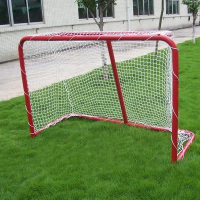 China Professional Street Roller Field Steel Lacrosse Hockey Goal Portable Steel Net Set A Goal for sale