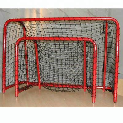 China Outdoor Sport Steel Portable Roller Lacrosse Street Hockey Goal Net Set for sale