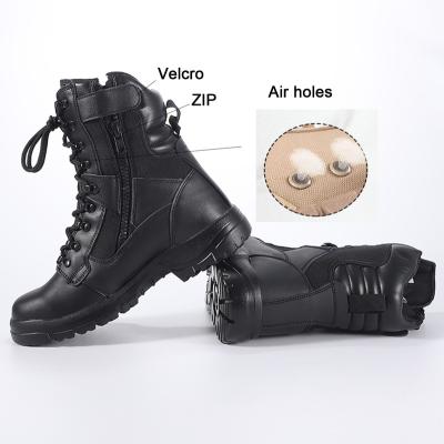 China Steel Toe High Top Men Waterproof Tactical Military Combat Boots Drop Out Vintage Combat Army Military Boots for sale