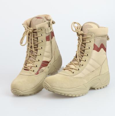 China Deodorization Manufacturer Oem Army Commando Desert Combat Safety Shoes Tactical Military Boots for sale