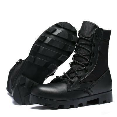 China Breathable Trekking Army Combat Boots Men Hiking Combat Boots Breathable Tactical Desert Outsole Training Rubber Desert Boot for sale