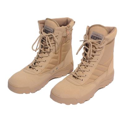 China Vintage Outdoor American Leather Outdoor Botas Men's Vintage Leather Outdoor Boots Men's Army Kick Combatfire Safety Shoes Military Breathable Boots for sale