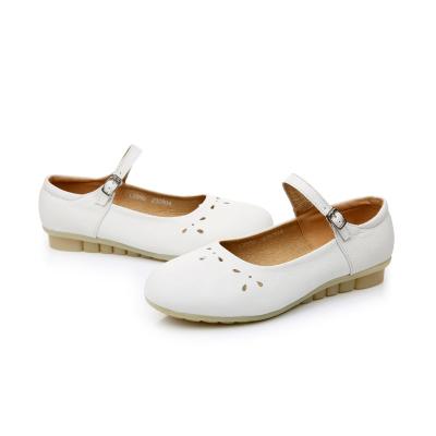 China Wholesale EVERGREEN Nursing Shoes Dig Wedge Hole Ladies Sandals Nursing Uniform Shoes Tendon Unique White Party Wedding Dress Dating Shoes for sale