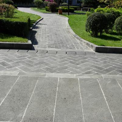 China China Paving Stone Basalt Stone Modern Natural Gray Basalt Road Floor Tile for sale