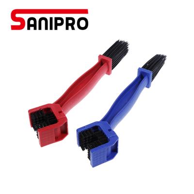 China Bicyle Cleaning Blue Portable Sanipro Bike Bicycle Chain Remover Tools Bike Cleaning Brush Tool Hot Bike Cleaner for sale