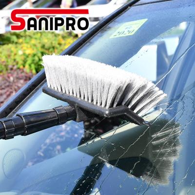 China Car Wash Sanipro Car Wash Spray Sweeps Car Wash Brush with Scraper Cleaner Equipment with Adjustable Long Extension Pole for sale