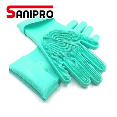 China Dish Wash Sanipro Kitchen Bombs Magic Cleaning Dish Bombs Mitt Dish Wash Mitt With Brush Kitchen Cleaning Gloves for sale