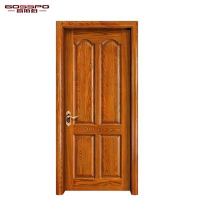 China Modern GSP2-055 Used Wood Frame Exterior Mahogany Entry Door for sale