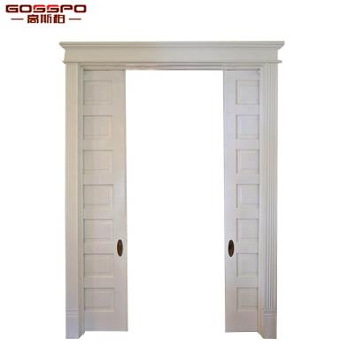 China Modern XS14-001 Philippines Price Sliding Wooden Frame Door Design Picture for sale