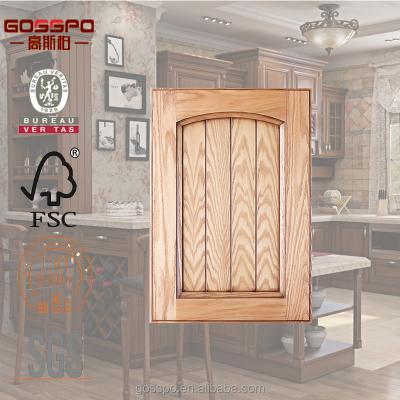 China Environment Friendly Modern Style Ash Solid Wood Sideboard Door for sale