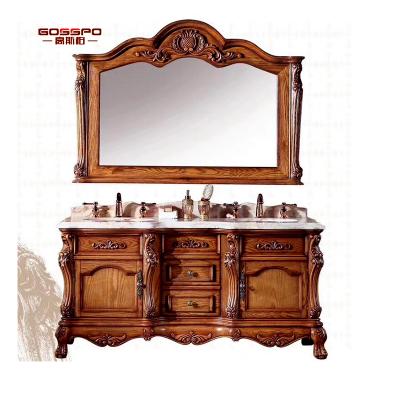 China Whater Eco-friendly Make New Bathroom Vanity Antique Bathroom Cabinet With Mirror Bathroom Furniture With Wash Basin Heavy Duty for sale