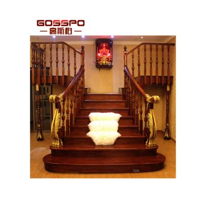 China Home House Wooden Staircase For Villa for sale