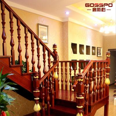 China Wooden Balustrade Home Villa House Staircase for sale