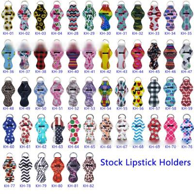 China Wholesale Waterproof Neoprene Wristband Strap Key Holder Lip Balm Stick Lanyard Keychain Customized Wristband for sale