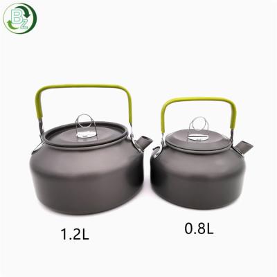 China Outdoor Kettle Camping Tea Kettle Camping Coffee Pot Aluminum Outdoor Gear Rise for sale