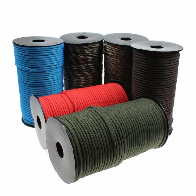 China Outdoor Camping Hiking BIEZE Displacement 4mm 9 Support Core Parachute Rope 550lb Bracelet Paracord Rope For Climbing Camping Survival for sale